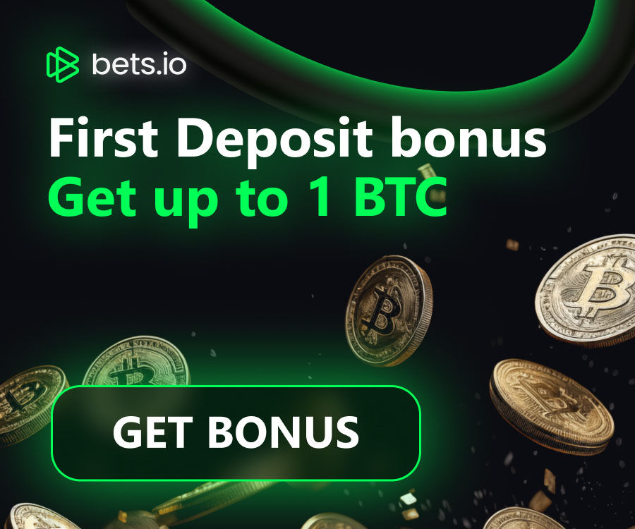 A 1 Bitcoin First deposit bonus at Bets.io